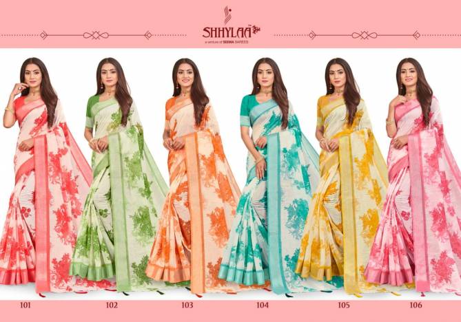 Shhylaa. WATER MELON VOL-2 Latest Fancy Designer Printed Sarees Collection